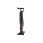 Pump, floor pump high volm alu. barrel, manom. 8 bar