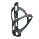 Bottle Cage Bow Black, Plastic, Logo Orange, Black Matt